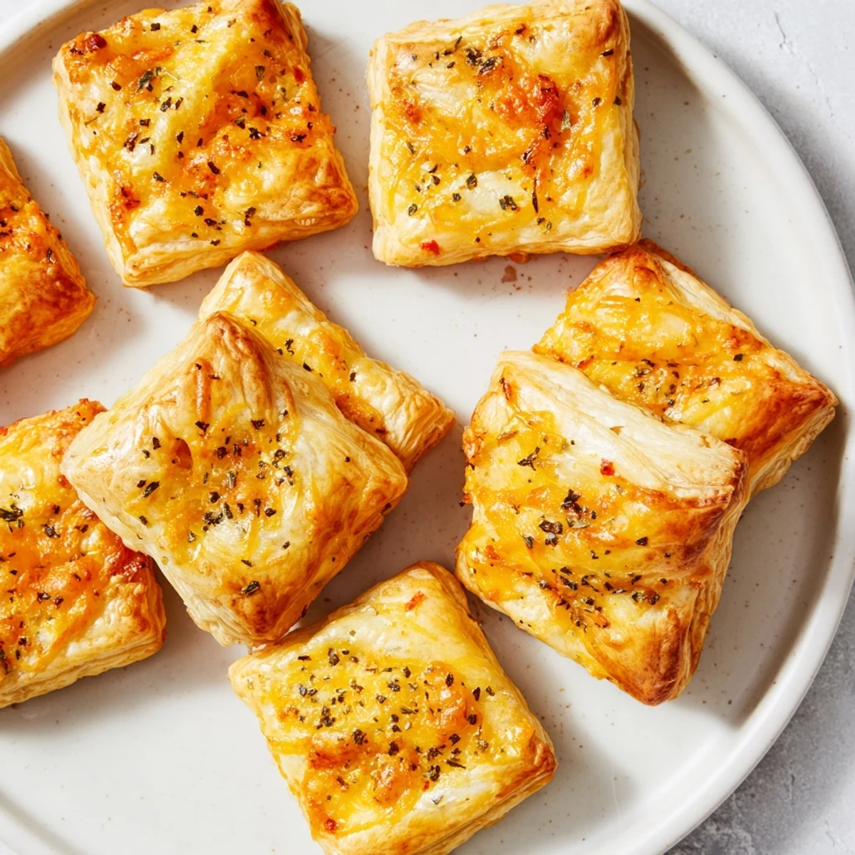 Cheese and Spice Puff Bites