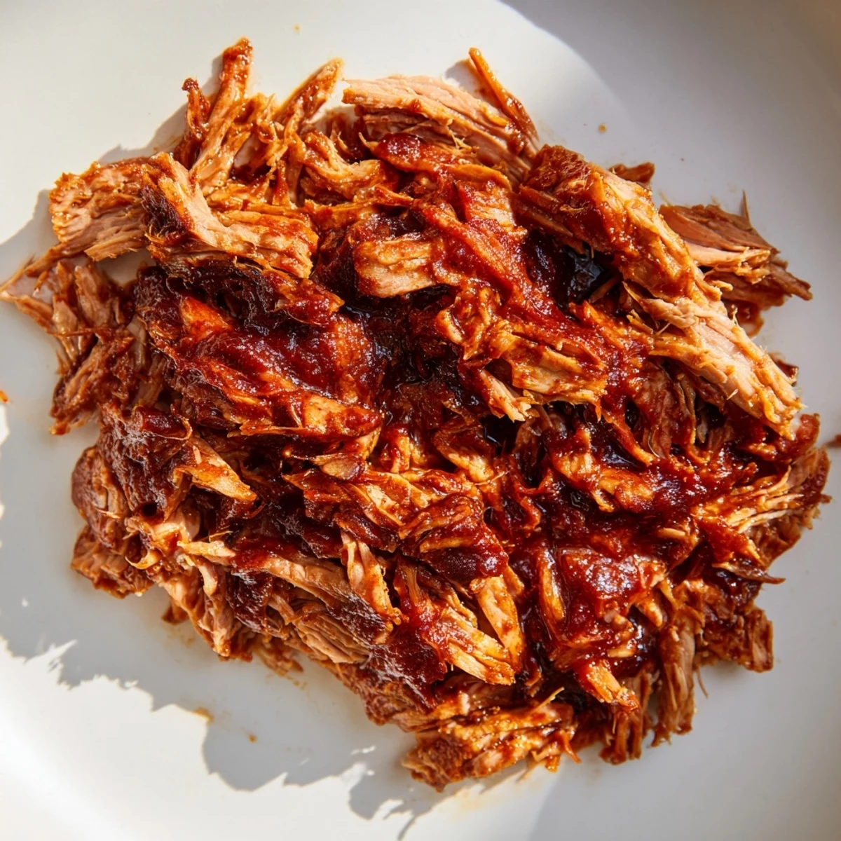 Savory 5-Ingredient BBQ Pulled Pork, cooked low and slow for maximum tenderness, perfect for sandwiches.