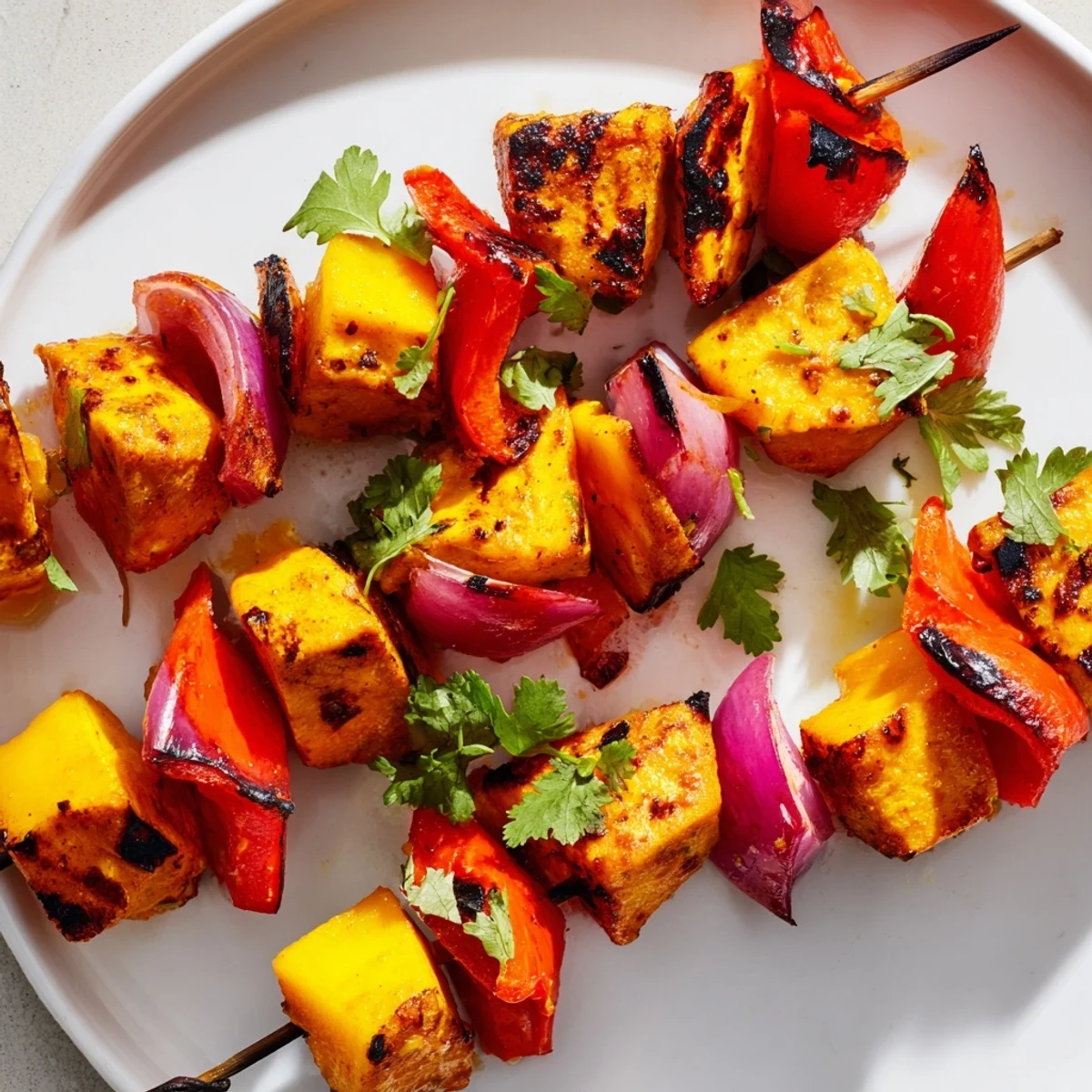 Mango Lime Chicken Skewers