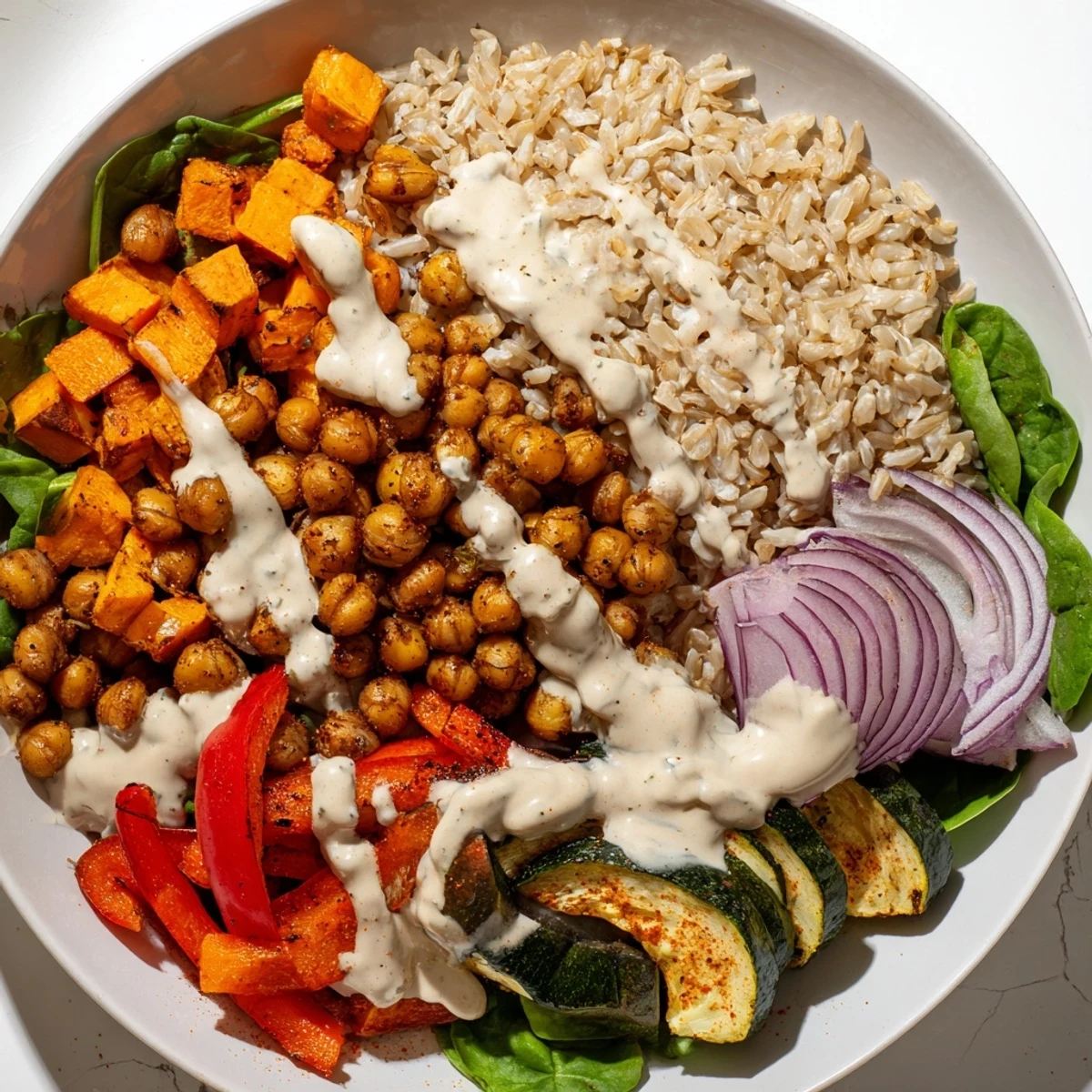 Roasted Chickpea Buddha Bowl