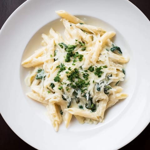 Creamy Spinach Pasta Casserole