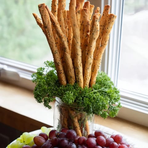 Vertical Forest Appetizer Display