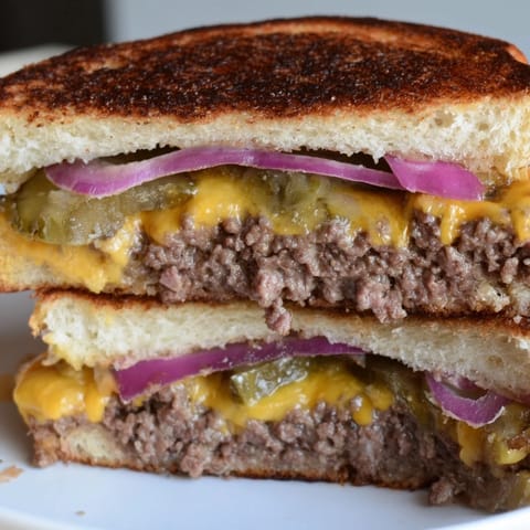 Smashed Burger Grilled Cheese