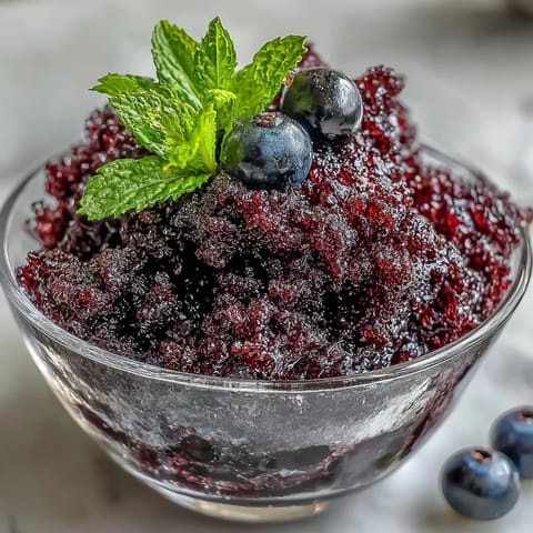 Black Currant Granita