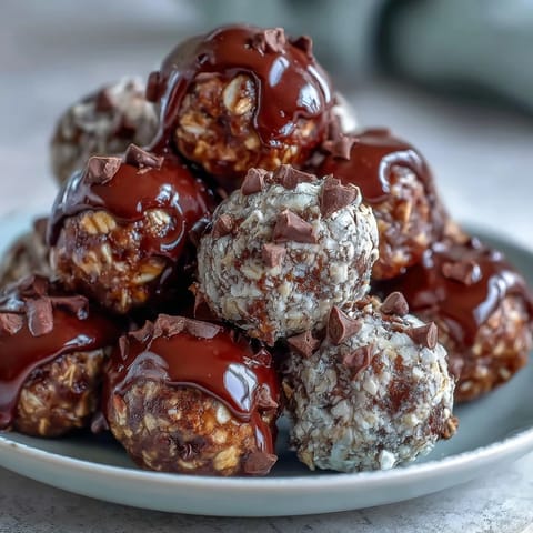 Oats, peanut butter, and chocolate chip energy balls make a nutritious soccer game snack.