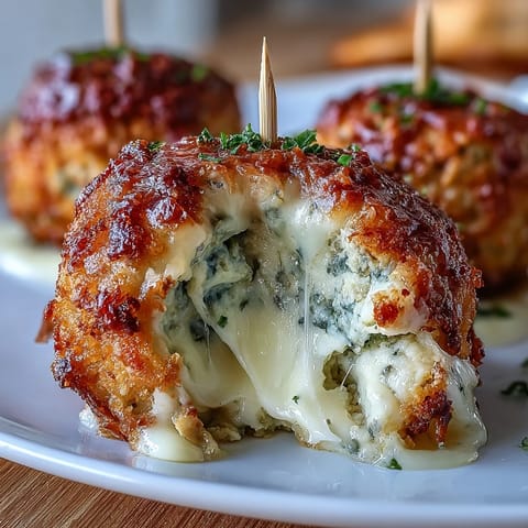 Savor these warm, cheesy Derby Party Olive Cheese Balls, perfect for any gathering.