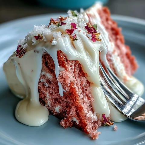 Picture a luscious pink velvet cake with a dazzling gold drip, perfect for celebrations.