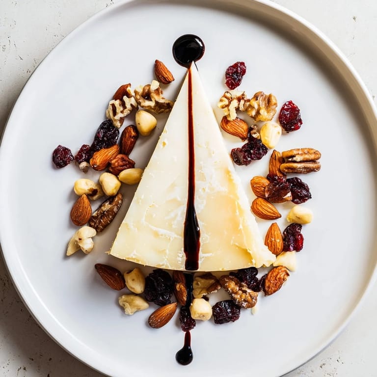 A stunning The Sundial cheese board: Aged hard cheese and nut clusters displayed beautifully.