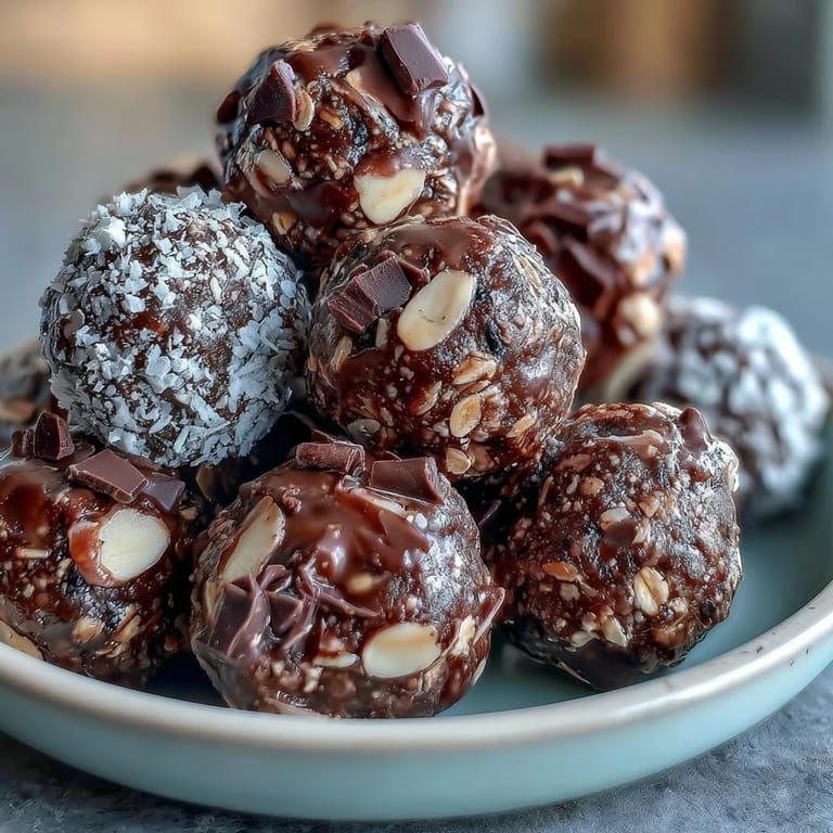 Bite-sized energy balls packed with oats and chocolate chips, ideal for fueling up before a soccer match.