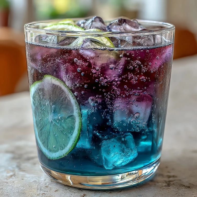 Magical butterfly pea flower lemonade with deep blue hue and citrus garnish, perfect for summer parties and celebrations.