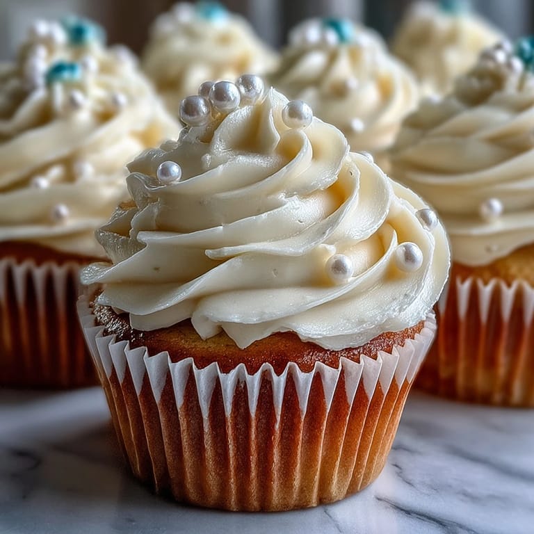 Taste these Cancer Birthday Cupcakes, elegantly topped with pearlescent fondant for celebration.